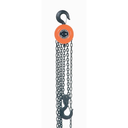 Global Industrial Manual Chain Hoist 10 Foot Lift 2,000 Pound Cap. 241638